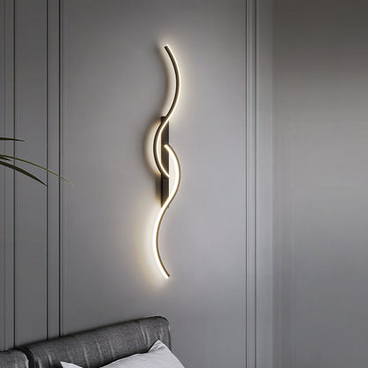 Minimalist Lines Luxury Modern Background Wall Decorative Lights