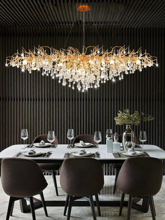 Luxurious French Living Dining Room chandelier