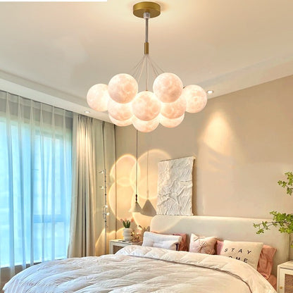 Chandelier Nordic Lamps Creative Moon Bubble Lights