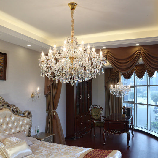 Chandelier Luxury Crystal Living Room