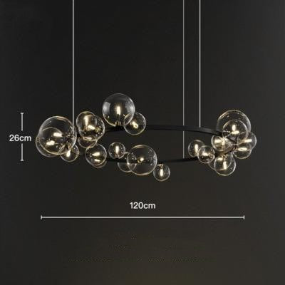 Dining Room Glass Ball Chandelier